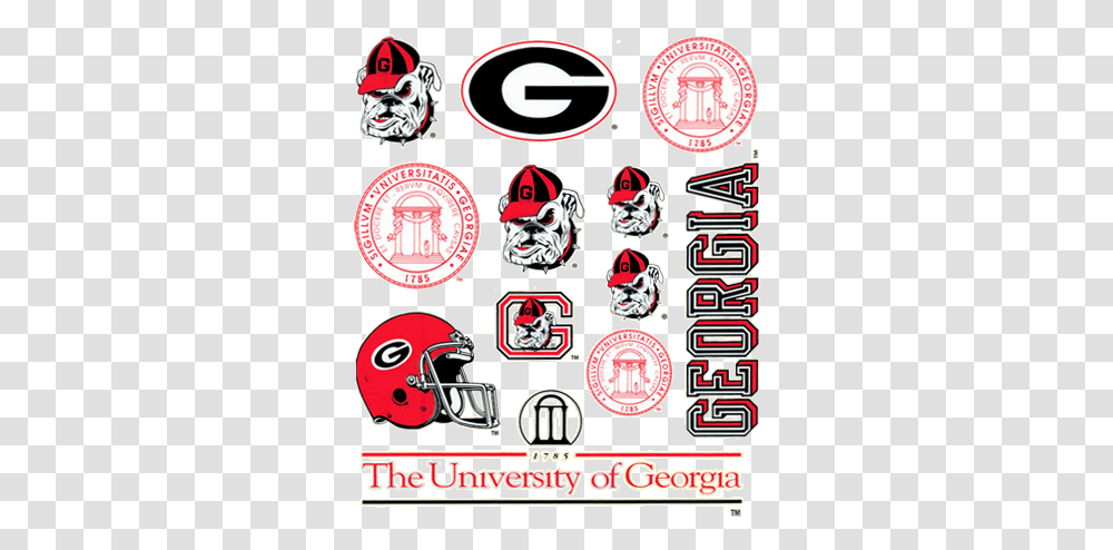 Uga Car Decals Logos Bar Piazzetta, Label, Text, Helmet, Clothing Transparent Png