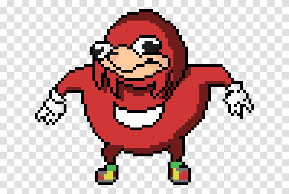 Ugandan Knuckles Pixel Art, Rug, Pac Man, Super Mario Transparent Png