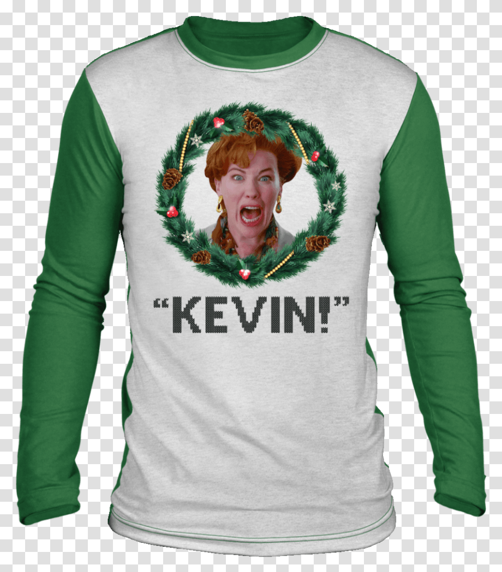 Ugly Christmas Sweater Home Alone, Sleeve, Apparel, Long Sleeve Transparent Png