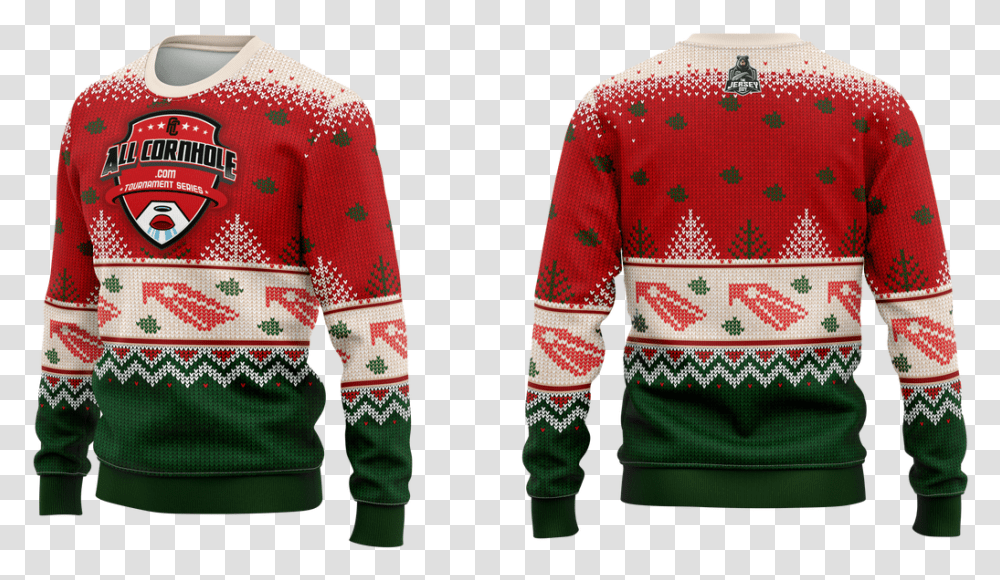 Ugly Christmas Sweater Long Sleeve, Clothing, Apparel, Hoodie, Sweatshirt Transparent Png