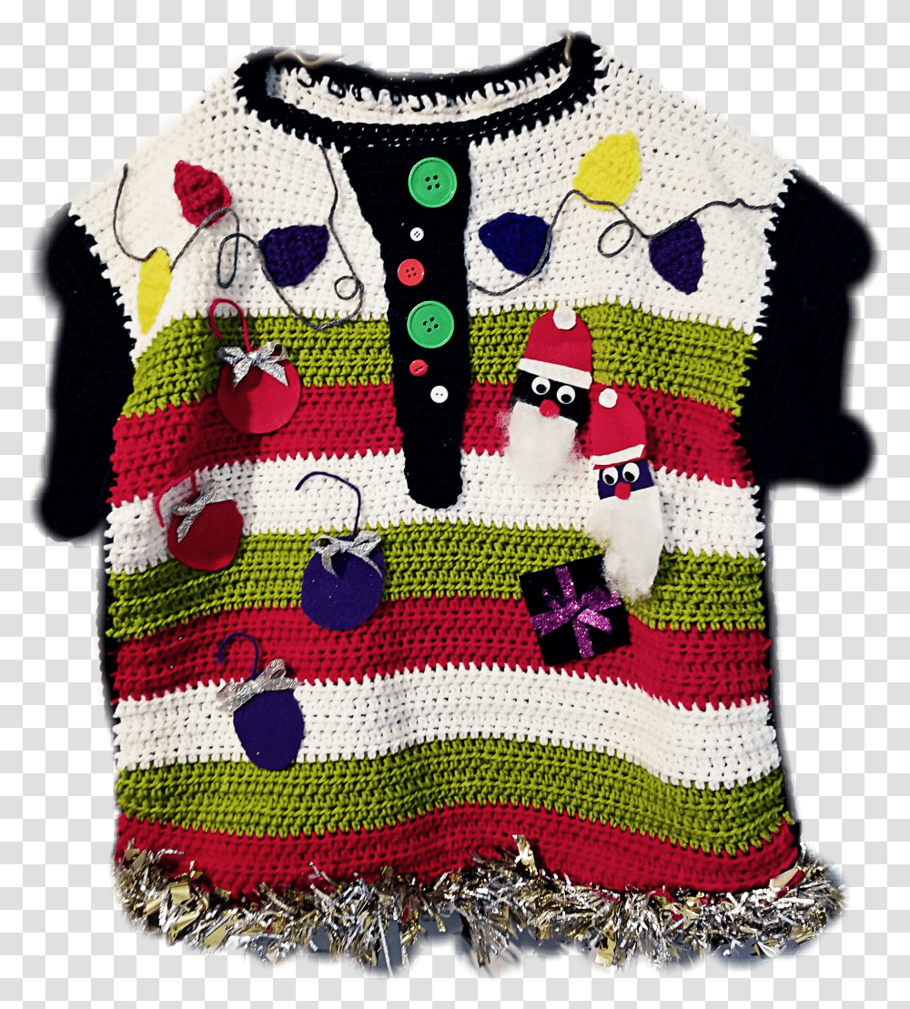 Ugly Christmas Sweater Uglychristmassweater Sticker Woolen Transparent Png