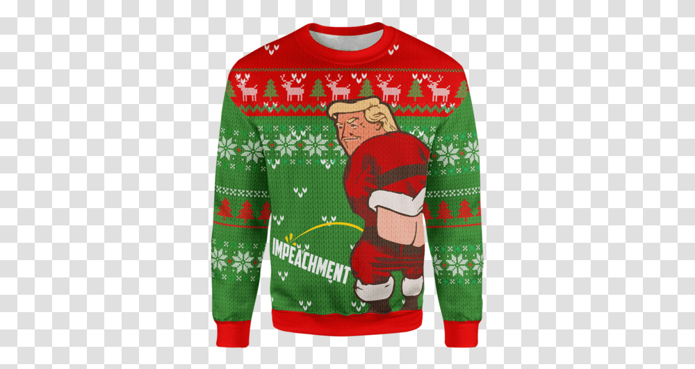 Ugly Christmas Sweaters Ladies American Af Aaf Nation Long Sleeve, Clothing, Apparel, Sweatshirt, Person Transparent Png
