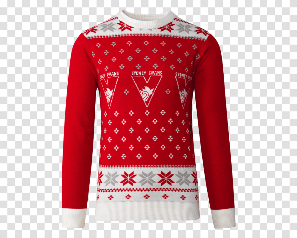 Ugly Dress Collingwood Magpies Ugly Sweater, Apparel, Long Sleeve, Pattern Transparent Png