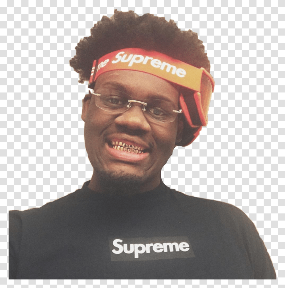 Ugly God Bart Simpson Supreme Goggles, Person, Glasses, Accessories Transparent Png