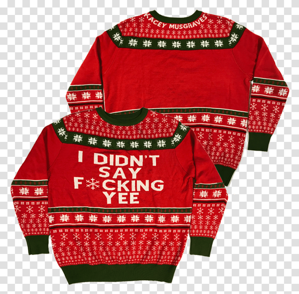 Ugly Km Xmas Holiday Sweater Kacey Musgraves Christmas Sweater, Apparel, Shirt, Hoodie Transparent Png