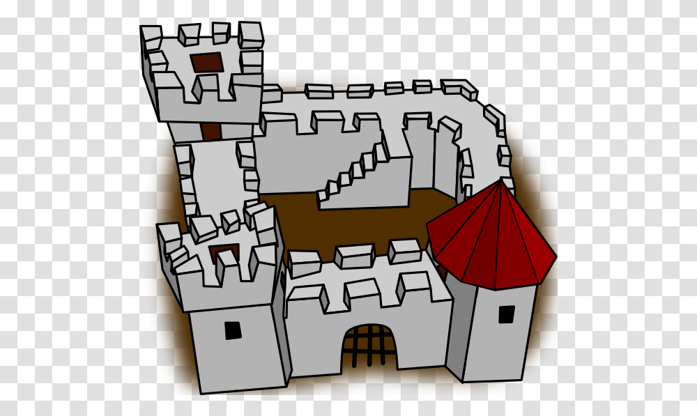 Ugly Non Perspective Cartoony Fort Fortress Stronghold Or Castle, Architecture, Building, Minecraft, Demolition Transparent Png