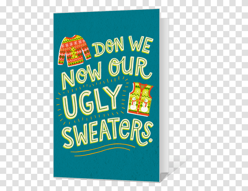 Ugly Sweater Printable Poster, Advertisement, Flyer, Paper, Brochure Transparent Png