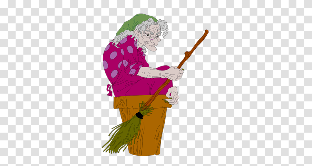 Ugly Witch With Broom, Person, Human, Leisure Activities, Cleaning Transparent Png