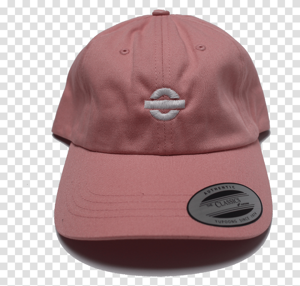 Ugorg Classic Dad Hat Pink With White Logo Baseball Cap, Clothing, Apparel Transparent Png