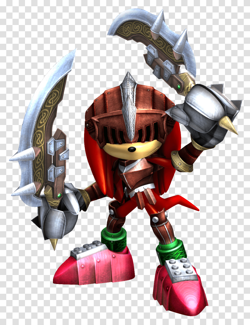 Uh Meow Sonic And The Black Knight Knuckles, Toy, Armor, Samurai, Sweets Transparent Png