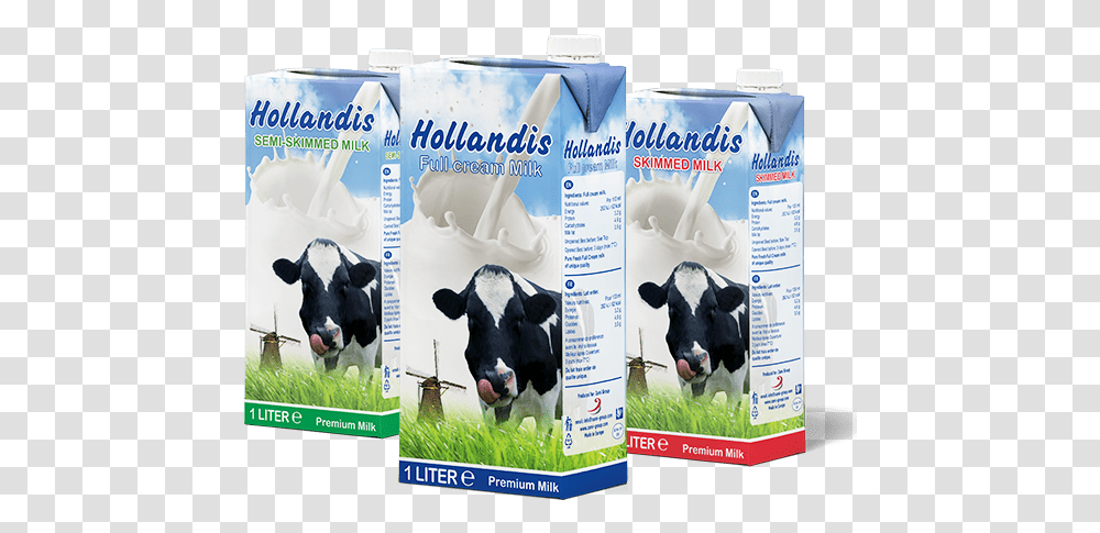 Uht Milk Cow Image On Milk Product, Cattle, Mammal, Animal, Dairy Cow Transparent Png