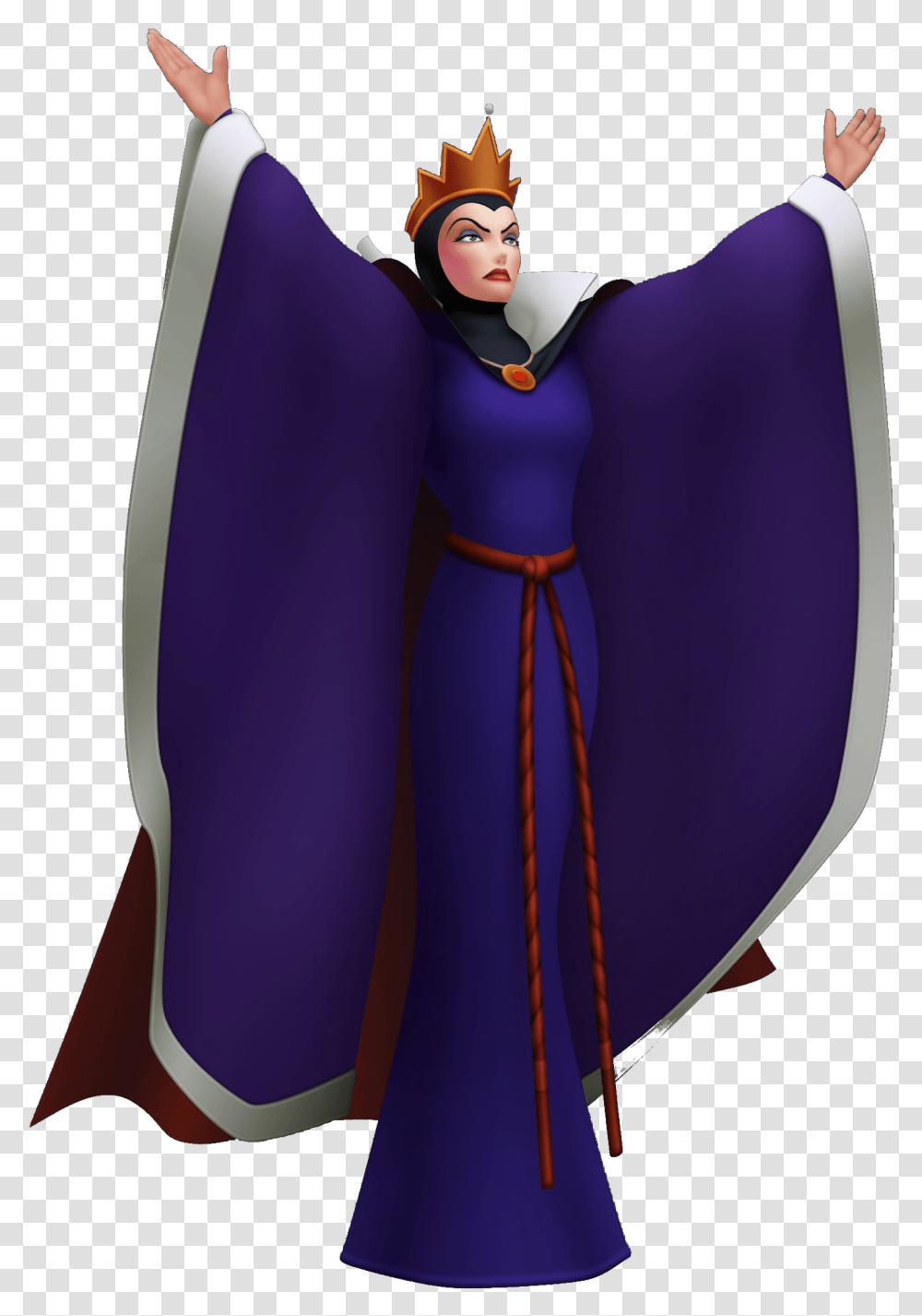 Ui Evil Queen Snow White, Clothing, Cape, Person, Purple Transparent Png