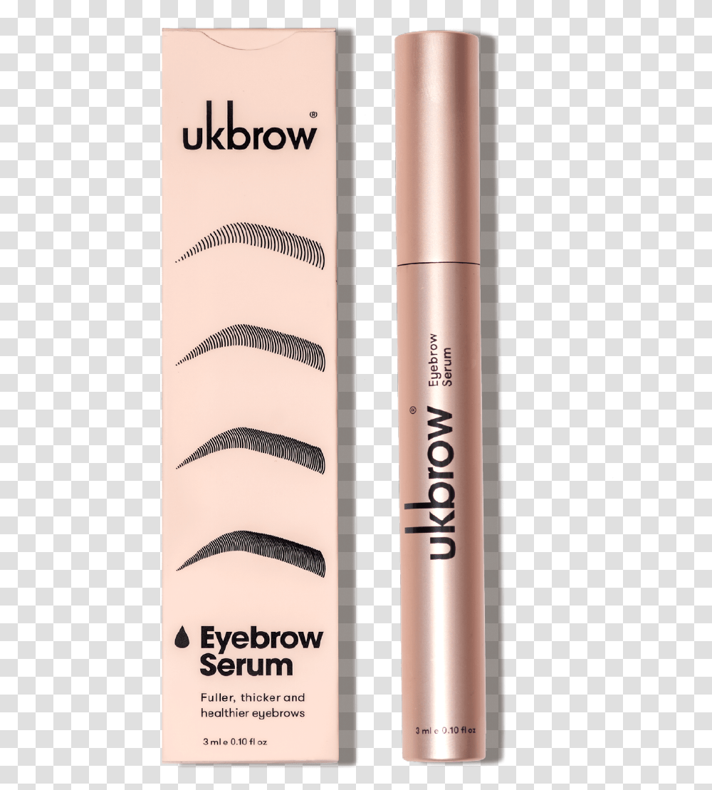 Uk Brow Serum, Cosmetics, Pen, Mascara, Lipstick Transparent Png