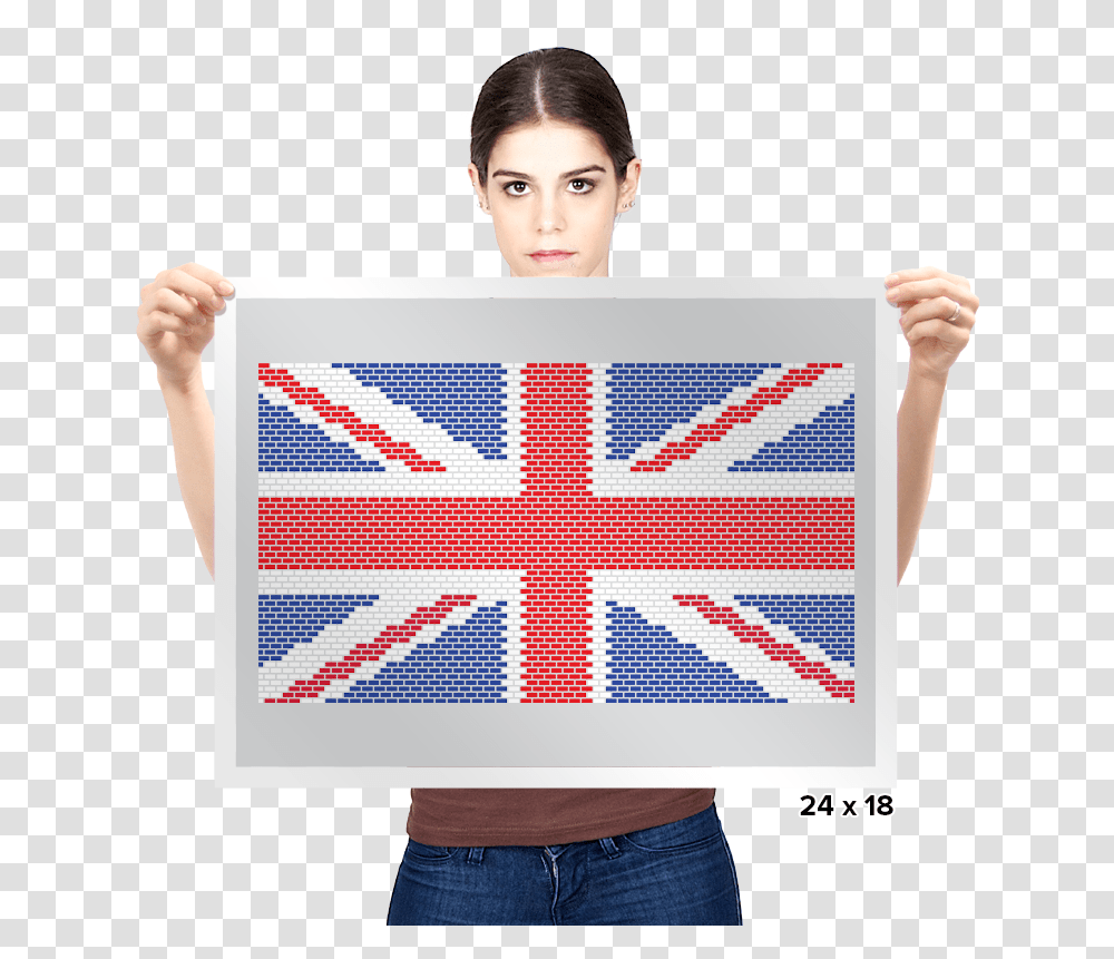 Uk Flag, Person, Crowd, Audience Transparent Png