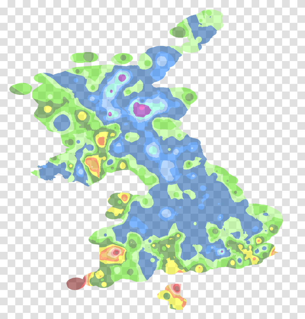Uk Gardening Zones, Map, Diagram, Plot, Atlas Transparent Png