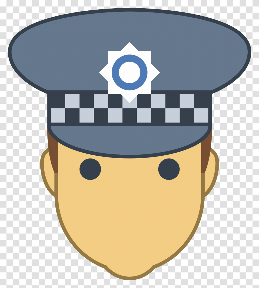 Uk Police Officer Icon, Military, Military Uniform, Hat Transparent Png