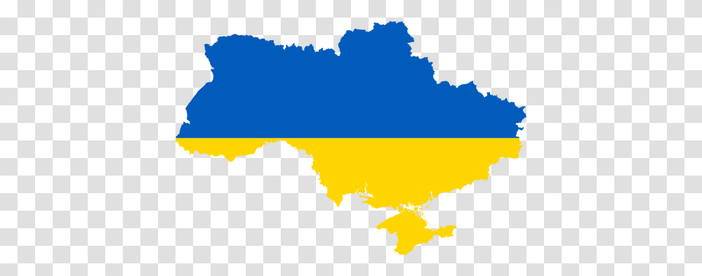 Ukraine Map With Flag Over It Vector Clip Art, Nature, Outdoors, Sky Transparent Png