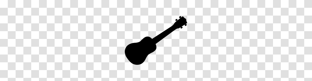 Ukulele Icons Noun Project, Gray, World Of Warcraft Transparent Png