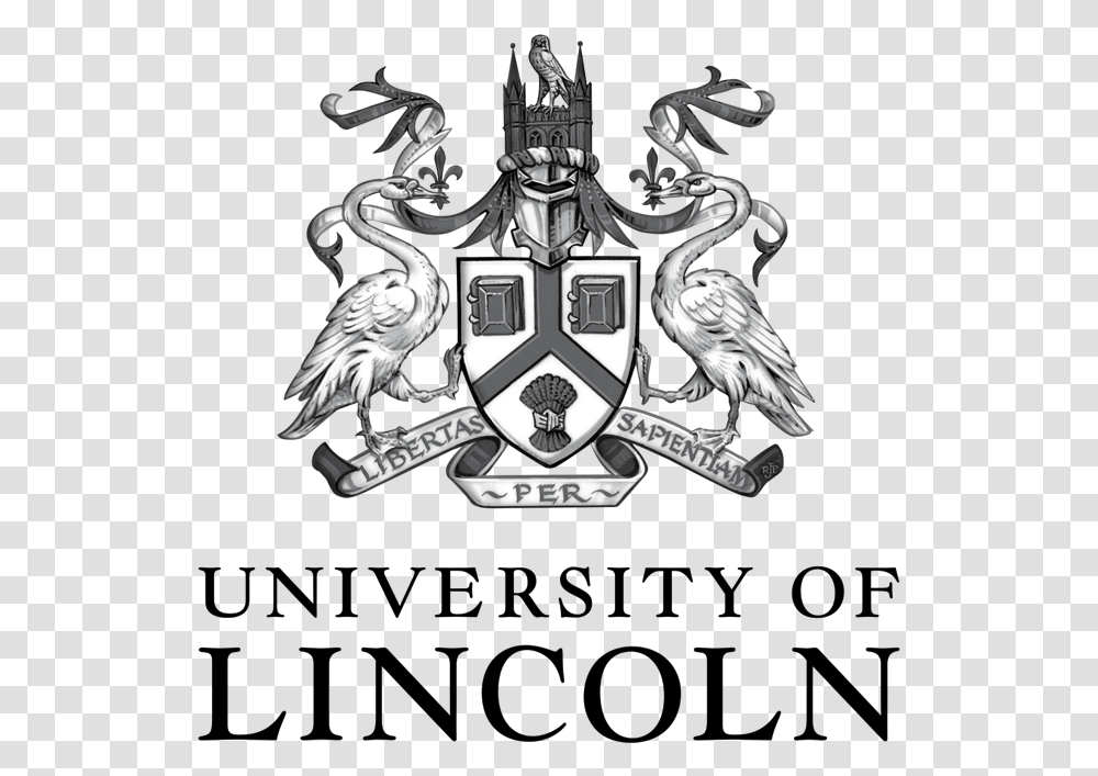 Ulcrest Ws T University Of Lincoln Logo, Emblem, Bird, Animal Transparent Png