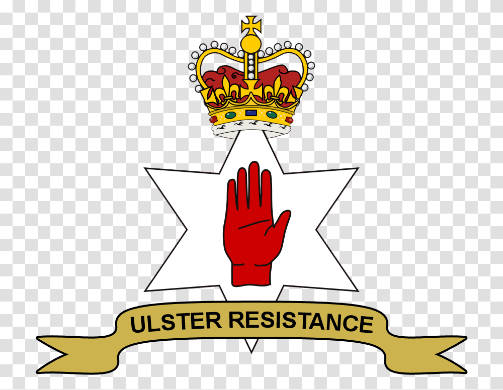 Ulster Resistance Wikipedia Red Hand Of Ulster Crown, Logo, Symbol, Trademark, Emblem Transparent Png