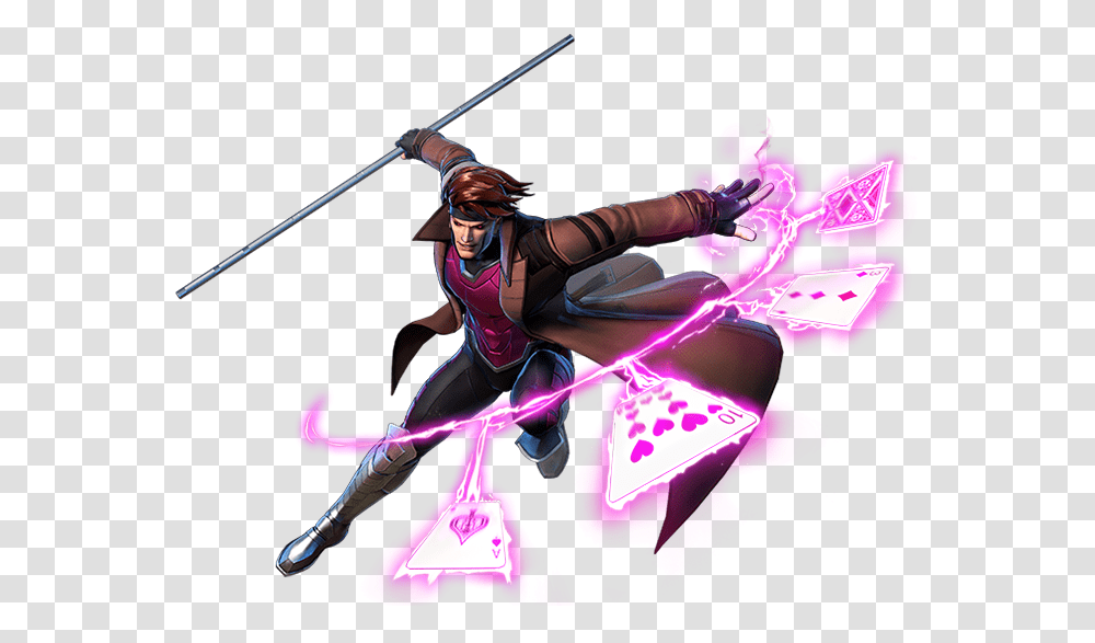 Ultimate Alliance Wiki Gambit Marvel, Person, Human, Duel, Light Transparent Png