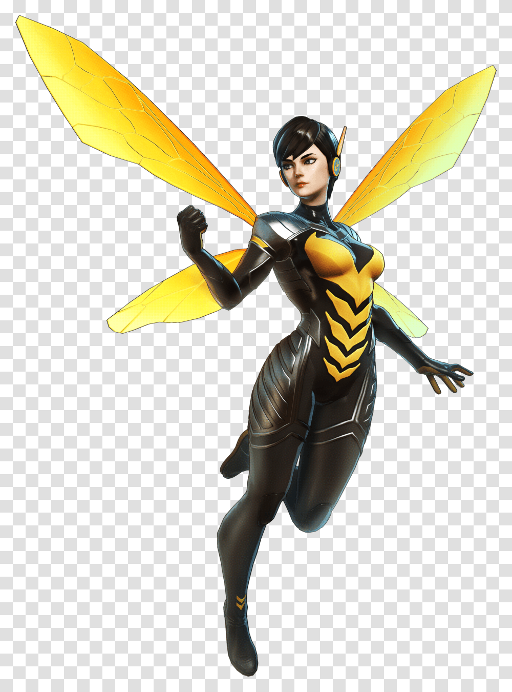 Ultimate Alliance Wiki Marvel Ultimate Alliance 3 Wasp, Figurine, Animal, Person, Bee Transparent Png