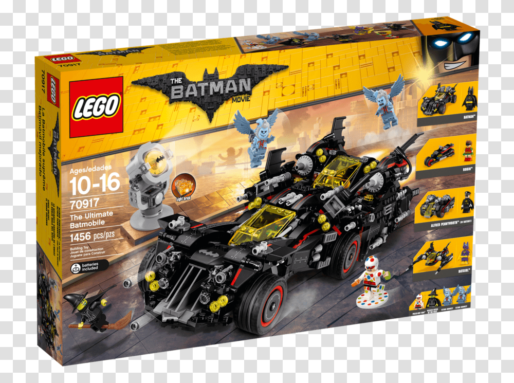 Ultimate Batmobile Lego Set, Toy, Car, Vehicle, Transportation Transparent Png