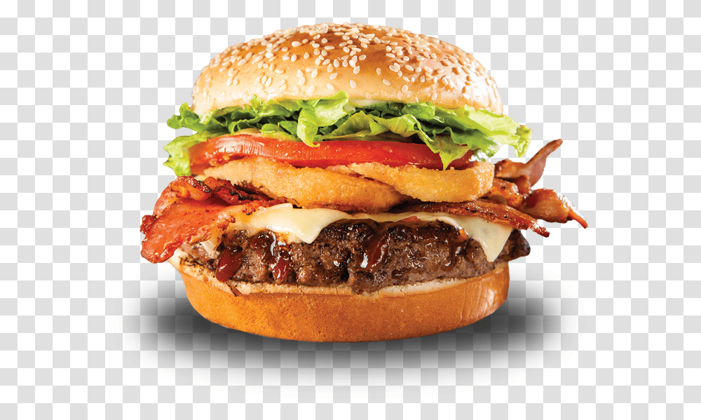 Ultimate Bbq Burger Hamburger, Food Transparent Png