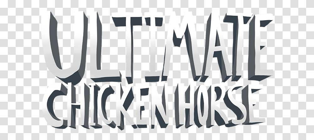 Ultimate Chicken Horse Graphic Design, Word, Text, Alphabet, Label Transparent Png
