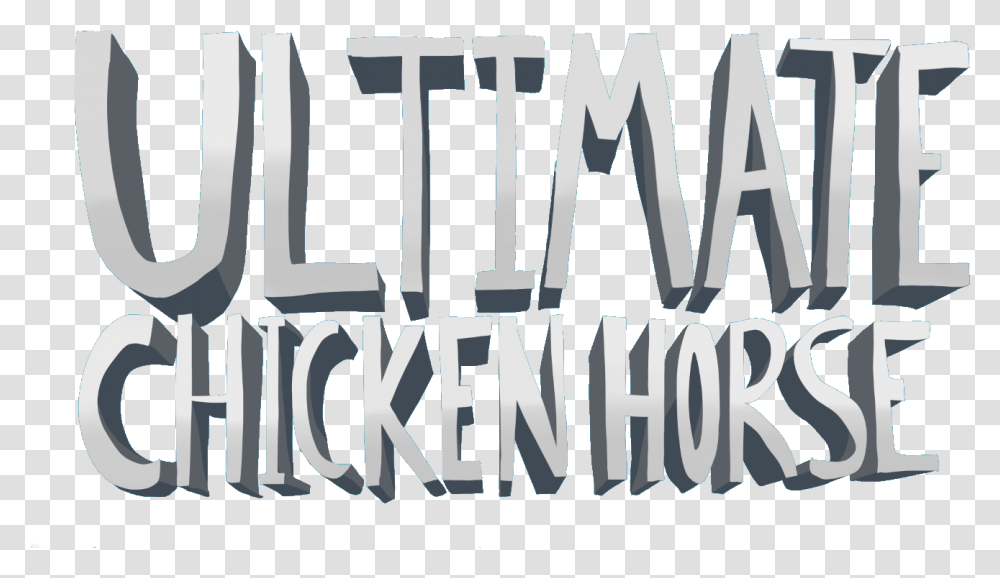 Ultimate Chicken Horse Logo Picket Fence, Word, Alphabet, Label Transparent Png