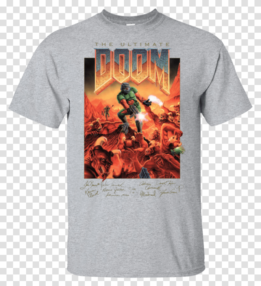 Ultimate Doom Poster, Apparel, T-Shirt, Plant Transparent Png