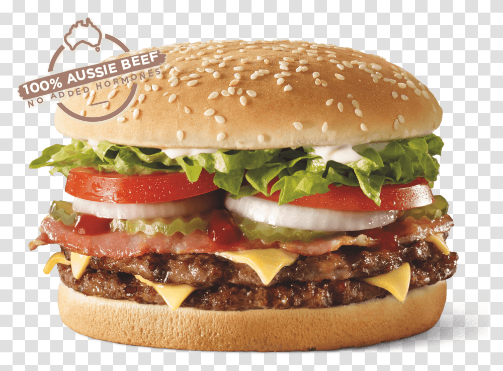 Ultimate Double Whopper Aussie Burger Hungry Jacks, Food Transparent Png