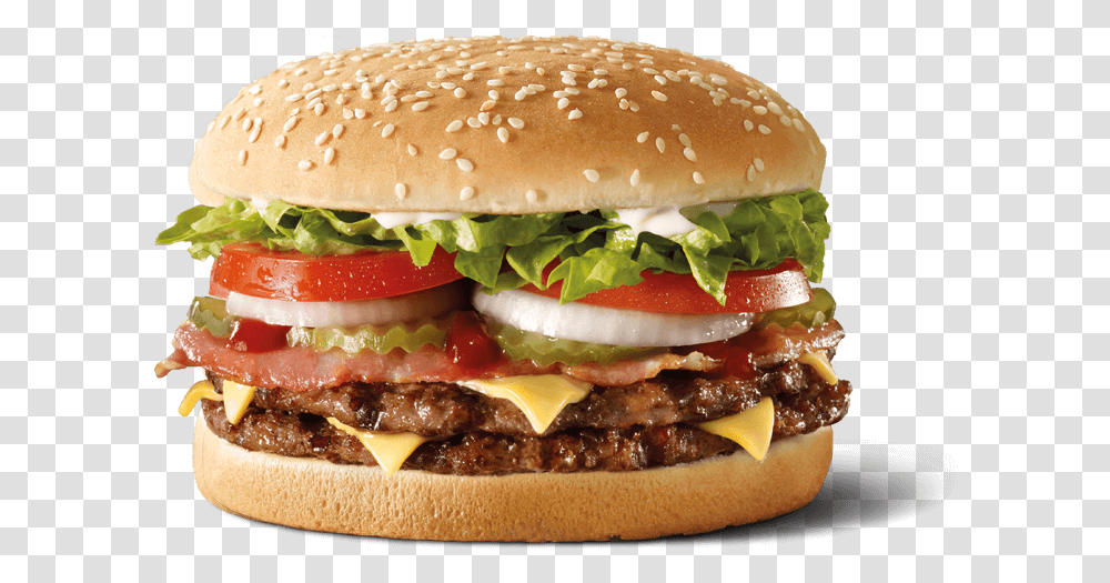 Ultimate Double Whopper Double Whopper Hungry Jacks, Burger, Food Transparent Png
