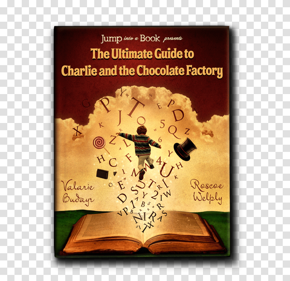 Ultimate Guide To Charlie And The Chocolate Factory, Book, Person, Poster, Advertisement Transparent Png