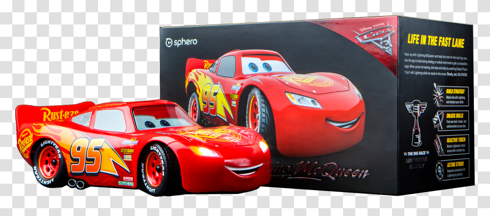 Ultimate Lightning Mcqueen Ultimate Lightning Mcqueen Sphero, Tire, Wheel, Machine, Spoke Transparent Png