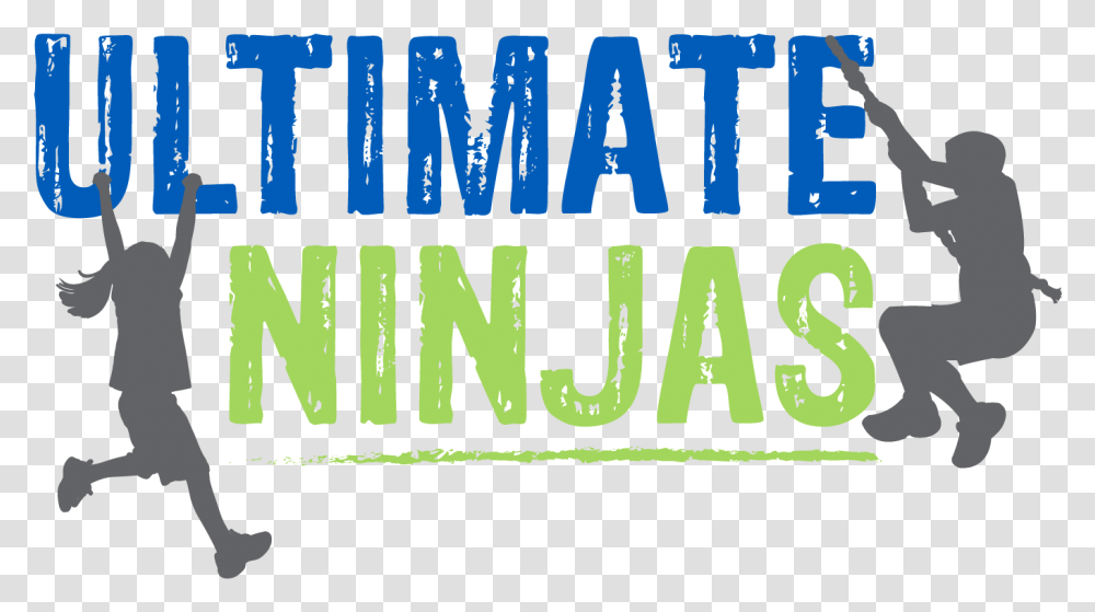 Ultimate Ninjas Birthday Parties Class Obstacle Course Ultimate Ninja Warrior Chicago, Word, Text, Alphabet, Person Transparent Png