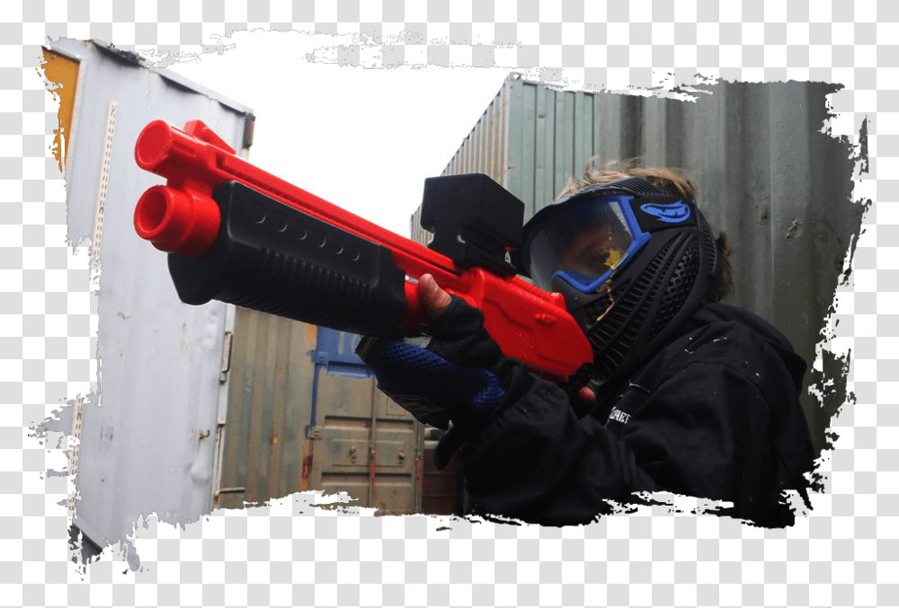 Ultimate Paintballing Experience Firearms, Helmet, Clothing, Apparel, Person Transparent Png