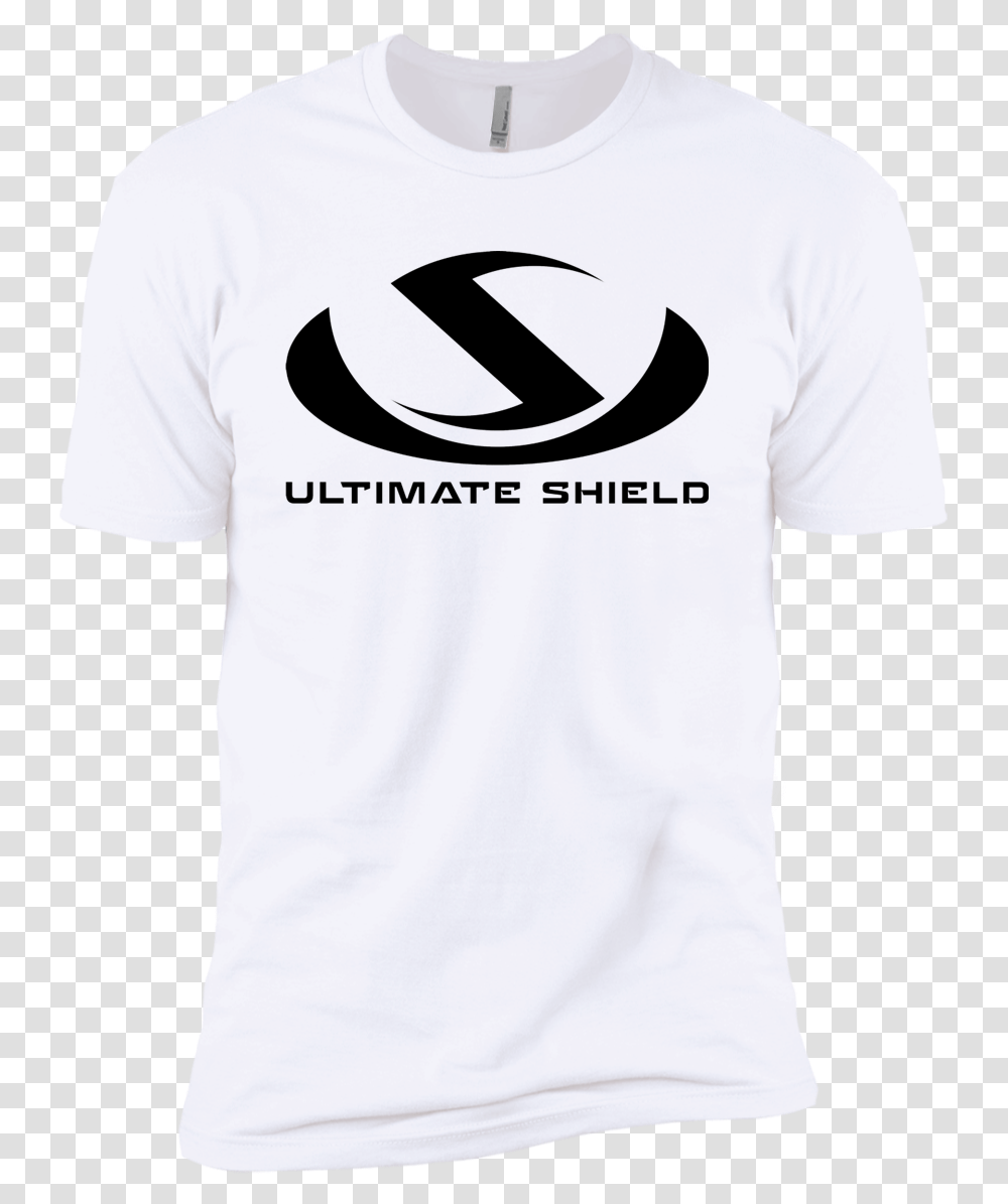 Ultimate Shield Logo Premium Short Crescent, Clothing, Apparel, T-Shirt, Person Transparent Png