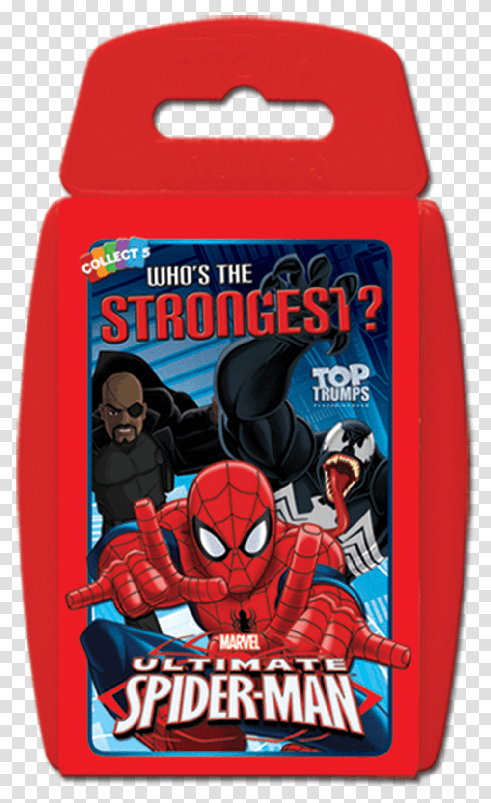 Ultimate Spider Man Card Game Spiderman, Person, Human, Poster, Advertisement Transparent Png