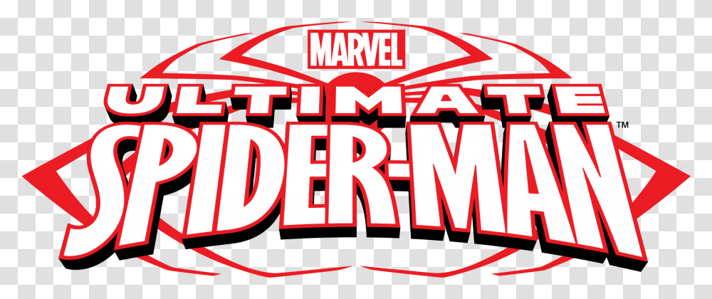 Ultimate Spider Man Logo Clip Art, Label, Text, Interior Design, Advertisement Transparent Png