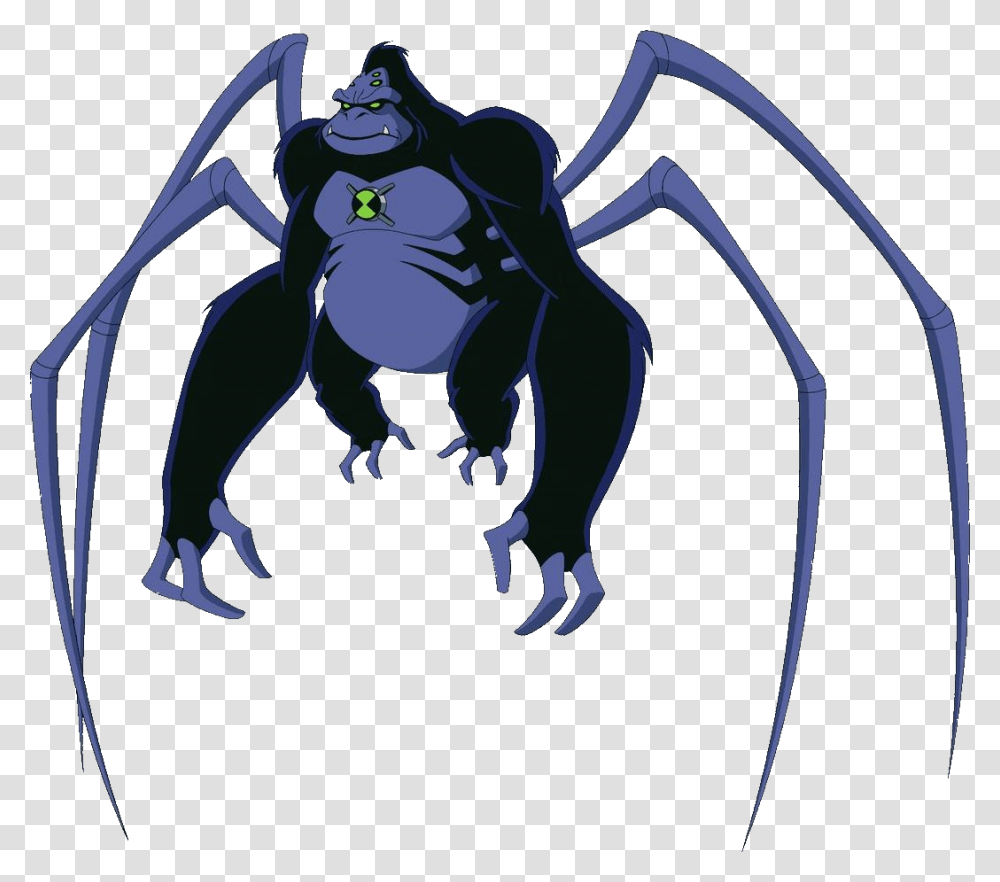 Ultimate Spidermonkey Ben 10 Ultimate Alien Ultimate Spidermonkey, Animal, Wasp, Insect, Invertebrate Transparent Png