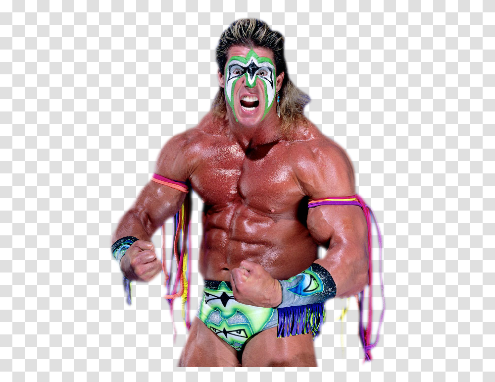 Ultimate Warrior Background Two Ultimate Warriors, Person, Human, Working Out, Sport Transparent Png