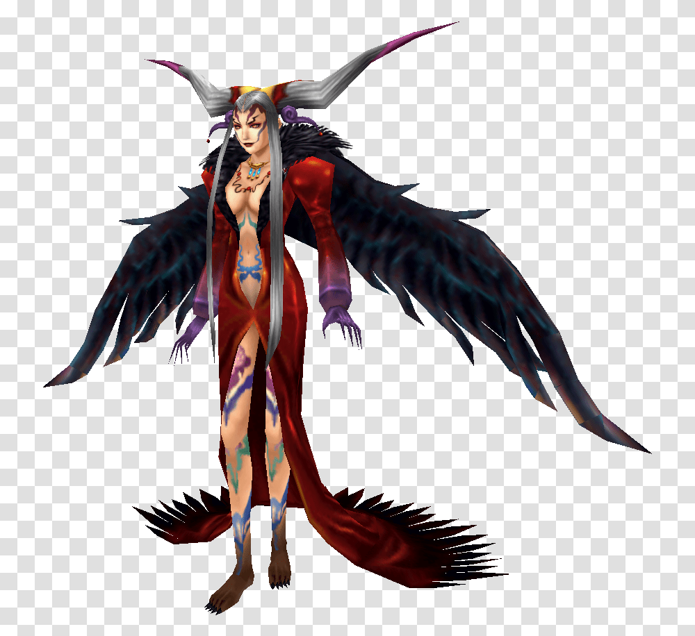 Ultimecia Ff8 Remastered, Costume, Bird, Animal, Person Transparent Png