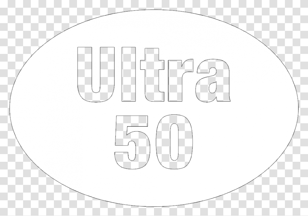 Ultra 50 White Circle, Number, Label Transparent Png