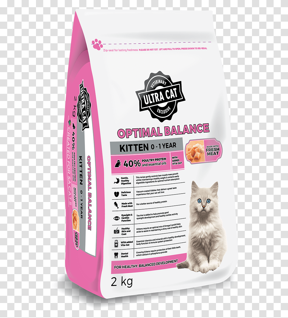 Ultra Cat Kitten Optimal Balance Ultra Cat Kitten, Mammal, Animal, Label, Text Transparent Png