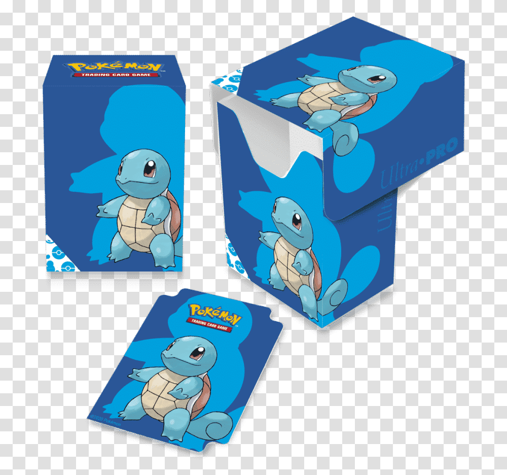 Ultra Pro Squirtle Deck Box Pokemon Deck Box Squirtle, Carton, Cardboard Transparent Png