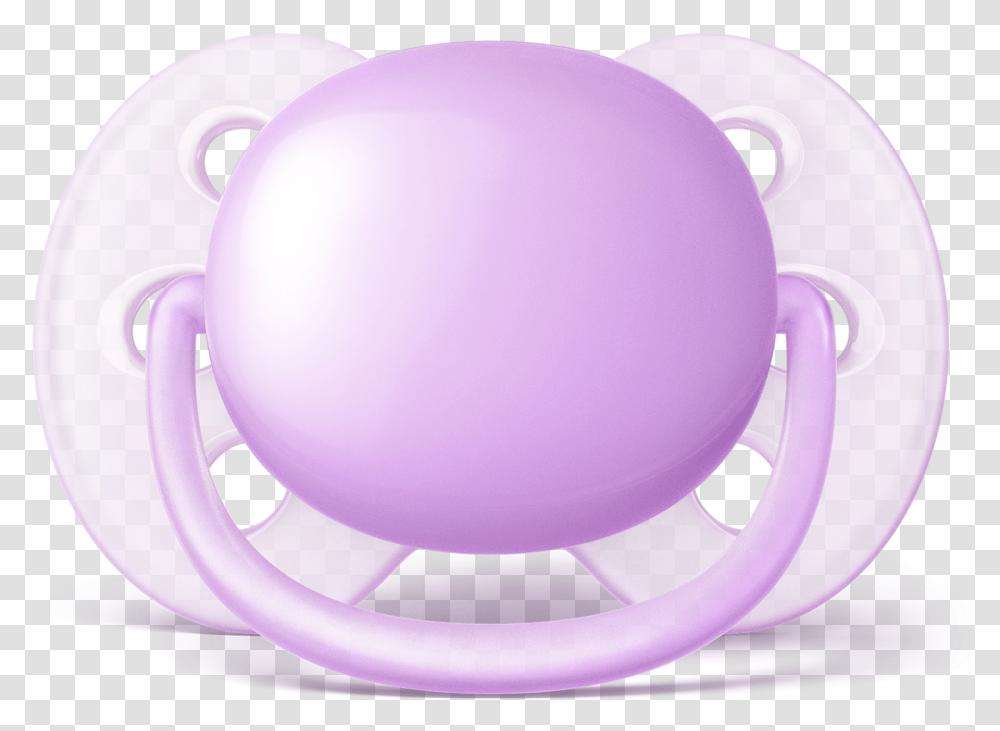 Ultra Soft Pacifier 0 6 Month Dummy Neutral 2 Purple Chupeta Azul E Branca, Sphere, Rattle Transparent Png