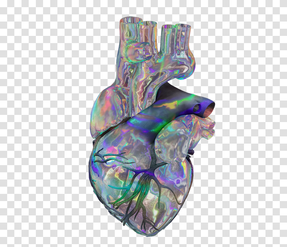 Ultrabianka Holographic Heart, Collage, Poster, Advertisement Transparent Png