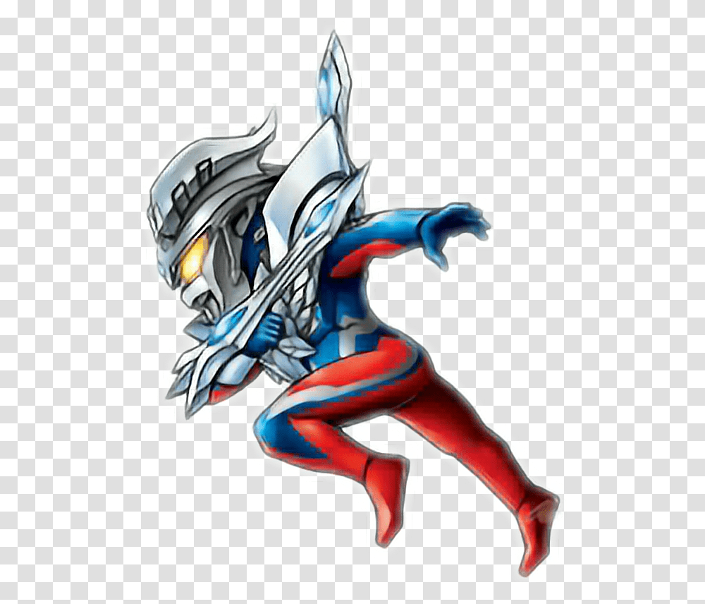 Ultraman Ultraman Zero Illustration, Statue, Sculpture, Dragon Transparent Png