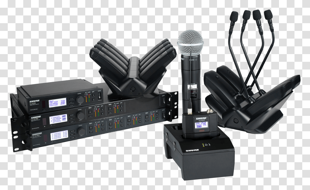 Ulx D Wireless Systems Shure, Electrical Device, Microphone Transparent Png